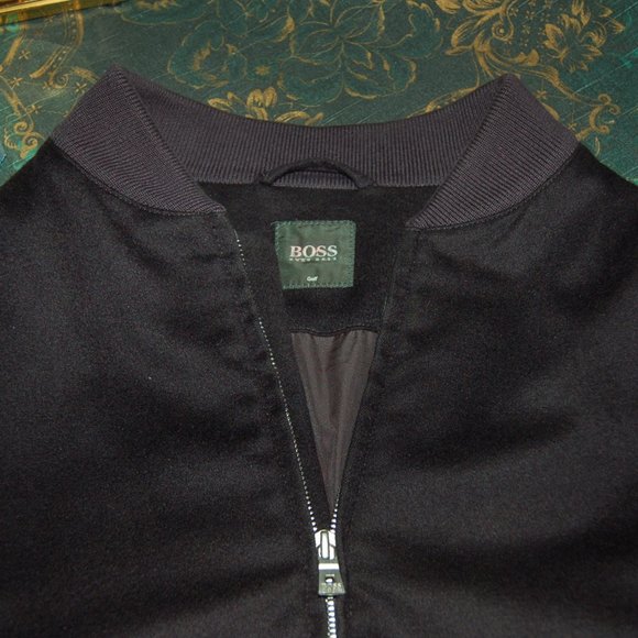 Hugo Boss Bomber Jacket LORO PIANA Cashmere Sz 40 - Picture 2 of 7
